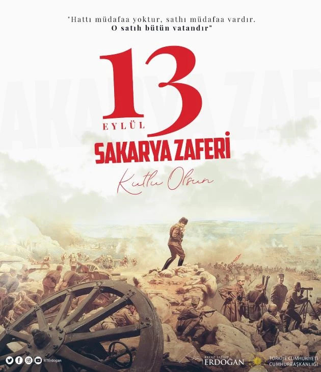 Cumhurbaşkanı Erdoğan'dan Sakarya Zaferi paylaşımı